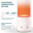 BooBoo Baby Portable Milk Bottle Warmer for Travel | Fast Heating for Breast Milk, Formula Milk & Water | Large Capacity, Long Battery Life - Ideal for Cars, Planes & On The Go