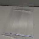 ANDGOO Large Acrylic Display Risers, 2 Sets(11.2L~11.6L~12L) Clear Rectangular Showcase Collectibles Display Shelf, Retail Desktop Risers Display Stand for Organize and Decoration