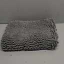 OLANLY Bathroom Rugs 30x20, Extra Soft Absorbent Chenille Bath Rugs, Rubber Backing Quick Dry, Machine Washable Bath Mats for Bathroom Floor, Tub and Shower, Home Decor Accessories, Grey