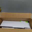 TSJ OFFICE Small Desktop Whiteboard -Glass Dry Erase Board Computer Keyboard Stand White Board Surface Pad with Drawer, Desk Organizers with Accessories for Office, Home, School Supplies