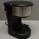 Gourmia Coffee Maker  5 Cup, One-Touch Brew, Pause & Serve, Automatic Keep Warm, Stainless Steel Accents, Black