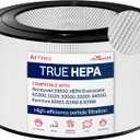 29500 HEPA Filter + 2 Carbon Pre-Filters Replacement Compatible with Honeywell Enviracaire 50300 50311 53000 53001 64500 Air Purifiers Kenmore 83163 83168 83188 by LifeSupplyUSA