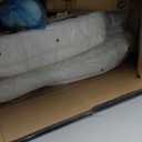 Leather Office Chair, PU Home Computer Desk Chairs with Ergonomic Back Support, 360°Swivel Free,Small Gaming Chair with Wheels and Adjustable Armrests, for Short People Use