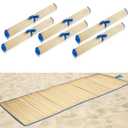 Conderyang 2 Packs Straw Beach Mat