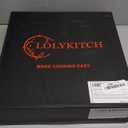 LOLYKITCH Whole Body Tri-Ply Stainless Steel 5.5 QT Saut Pan with Lid,12 Inch Deep Frying Pan,Jumbo Cooker,Dishwasher and Oven Safe,Detachable Handle. (Silver)