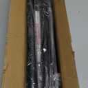 Tension Shower Curtain Rod 31-68 Inches Non-Slip Shower Rod Tension Mounted No Drill Black Shower Curtain Rods Spring Tension Rod Adjustable Tension Curtain Rod for Windows Bathroom