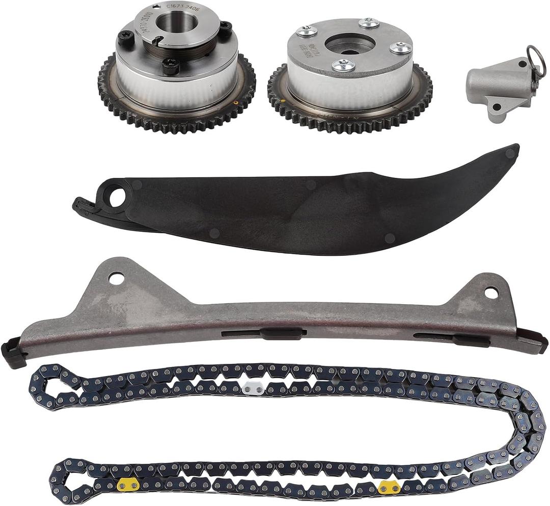 Timing Chain Kit Compatible With 2017-2020 Kia Forte Cerato I30 2014-2017 Hyundai Elantra 2.0L 24350-2E011 24370-2E010 24321-2E010