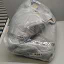 SLEEP ZONE Cooling Queen Mattress Topper, Premium Zoned Cool Mattress Pad Cover, Padded Mattress Protector Breathable Washable, Deep Pocket 8-21" (Grey, Queen)