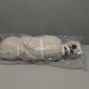 Voice-Activated Halloween Hanging Corpse - Scary Glowing Body Prop for Spooky Decorations Beige