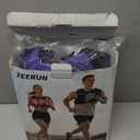 Zeerun Weighted Vest for Women & Men with Reflective Stripe and Adjustable Buckle, Comfortable & Durable Rucking Vest for Walking, Running & Strength Training, 24LBS-Purple