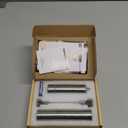 Milk Frother Handheld, Battery Operated Travel Coffee Frother Milk Foamer Drink Mixer with 2 Stainless Steel Whisks for Hot Chocolate, Batteries Included, Silver