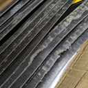 12 Packs 12 Pack Garage Wall Corner Guards, 31" Rubber Edge Protectors with Reflective Stripe for Parking Safety, Car Bumper and Wall Corner Protection