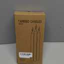 12 Pack Taper Candles 10 inch - Taper Candles Dripless, Smokeless, Unscented - 8 Hours Long Burning - Hand Poured Tall Candlesticks - Perfect for Home Decor, Weddings, and Special Occasions