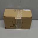 Outdoor String Lights 25 Feet G40 LED Patio Lights, Plug-in, 13 Plastic Edison Bulbs(1 Spare), Waterproof Connectable Hanging Light for Backyard Porch Balcony Party Decor, E12 Base, Black