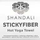 Shandali Hot Yoga Towel - Mat-Sized, Microfiber, Super Absorbent, Anti-Slip, Injury Free, 24" x 72" - Best Bikram Yoga Towel - Exercise, Fitness, Pilates Gear (Standard, Jade Green)