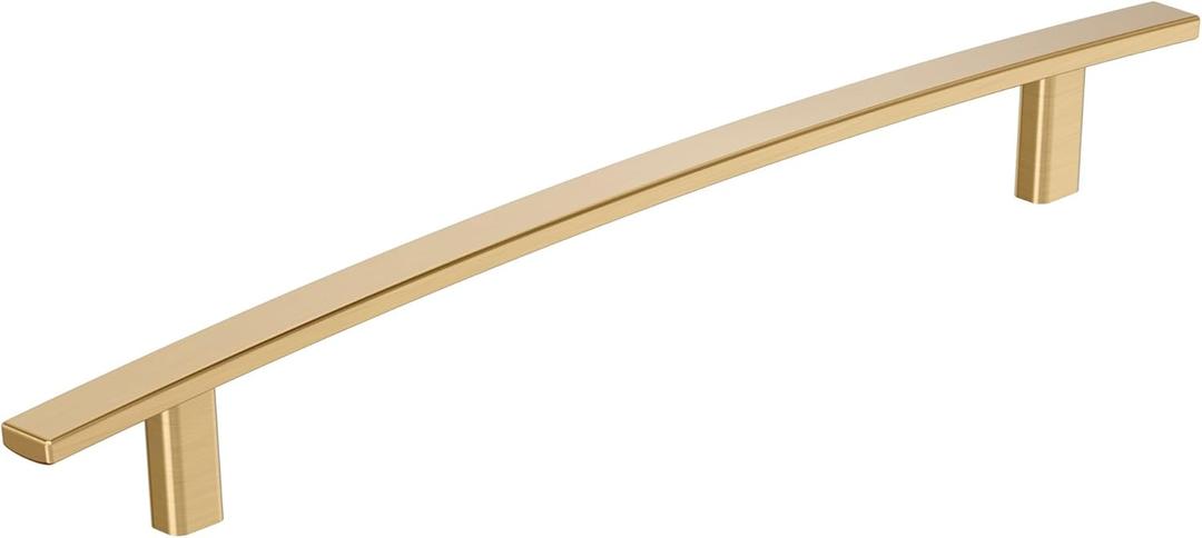 Amerock Cyprus 10-1/16 inch (256mm) Center-to-Center Champagne Bronze Cabinet Pull, BP26210CZ