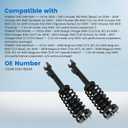 Front Struts Shock Absorber for 2005-2010 Chrysler 300, 2006-2010 Dodge Charger, 2005-2008 Dodge Magnum Strut w/Coil Springs Assembly RWD Replace 172248 11260 182248