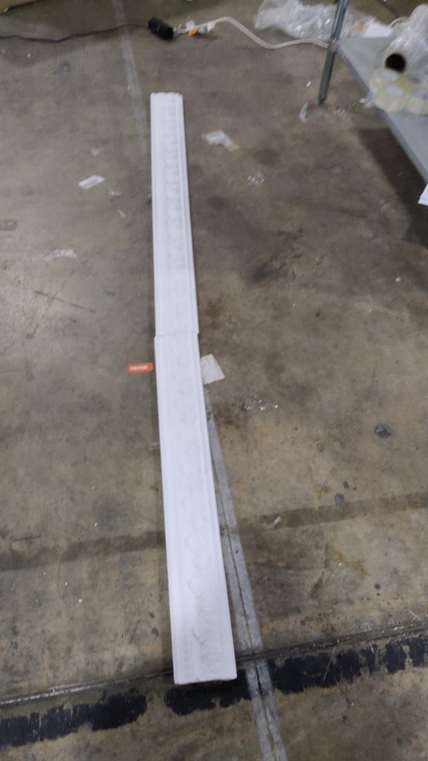 Ceiling Crown Molding Trim 96 in Long Total Decorative Ceiling Crown Moulding Trim Installed with Glue (Not Included)