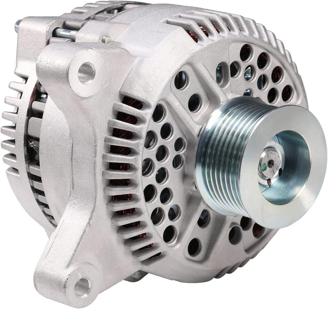 Alternator 130 Amp Compatible with 1997-2001 Ford E150 E250 E350 E450 Expedition F150 Pickups,1998-1999 Lincoln Navigator 4.6L 5.4L Replaces# 321-1772 334-2274 F75U-10300-CA