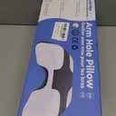 Eliteguard Side Sleeper Pillow with Arm Hole, Shoulder Relief System, Arm Pillow for Neck and Shoulder Pain, Premium Memory Foam, Suitable for Side, Back and Stomach Sleepers - Grey