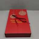 Empty 2025 24 Days Advent Calendar Large to Fill Cosmetics, Makeup, Perfume Packaging Paper Box, Valentin's Day EID Ramadan Gifts Cardboard (Red)