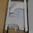 Window Sill Mount Cat Perch for Indoor Cats, One-Step Sliding Clamping Slot Adjustment Cat Hammock with Washable Cover, No Suction Cups Pet Bed for Windowsill & Bedside (XL)