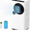 Portable Air Conditioners 16000 BTU 6-in-1 Smart AC Unit with WiFi App for Large Rooms up to 750 Sq. Ft., Quiet 45dB Sleep Mode 24H, Child Lock, Dehumidifier Fan, Perfect for Bedroom Home Office