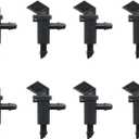 HJGarden 20PCS Black 4L/H Emitter Sprinkler Drippers System Parts GPH Flag Drip Emitter Drip Emitters Gardening Drip Water Garden Pot Balcony Drip Water Flow Stabilizer for Lawn Vegetables Garden