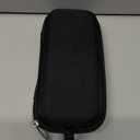 Double Eyeglasses Case Hard Shell Dual Sunglasses Organizer with Zipper Closure Travel Eyewear Storage for Vehicle (Black)