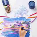 36 Pack Colored Pencils for Adult Coloring Books, Soft Core, Art Drawing Pencils for Artists Kids Beginners, Coloring Pencils Set with Sharpener for Coloring, Sketching, Painting