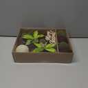 38Pcs Velvet Christmas Ornaments Set, Brown Green Beige Flocked Christmas Ornaments for Xmas Tree Decorations Shatterproof Plastic Hanging Balls for Indoor Home Party Holiday Decor Gifts