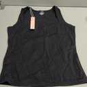 QINSEN Sleeveless  Black Large 