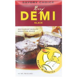 Savory Choice Beef Demi Glace, 2.6 Ounce Packages (Pack of 6)