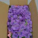 Waipfaru 12 Pack Wisteria Hanging Flowers, 3.6 Feet White & Pink & Purple Wisteria Artificial Flowers, Hanging Flowers for Wedding Decoration, Vines for Bedroom Home Wall Decor