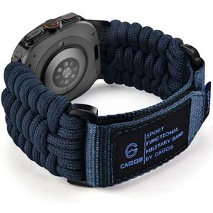CAGOS Nylon Band for Samsung Galaxy Watch Ultra Bands 47mm(2024), Rugged Breathable Braided Nylon Strap for Galaxy Watch Ultra Band Men Women Sport Wristband