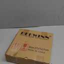 DEKWINN 8x8 Picture Frame Set of 3 with Real Glass for Pictures 5x5 with Mat or 8x8 Without Mat, Wall Gallery or Tabletop display Photo Frames in Black