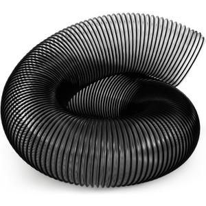 Pangda 8 Inch 8 Feet Lawn Vac Hose PVC Flexible Grass Catcher Leaf Vac Collection Vacuum Hose Fits Most Brands