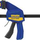 IRWIN QUICK-GRIP Bar Clamp, One-Handed, Medium-Duty, 6-Inch (1964717), Blue