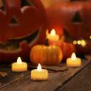 Amagic 50Pack Flameless LED Tea Lights Candles Battery Operated, Electric Fake Tealight Candles for Votive, Halloween, Christmas, Home Decor, Wedding, Table Decor (50Pack) (White)