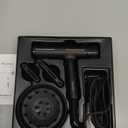 Hair Dryer with Diffuser: Professional High Speed Quiet Ionic Blow Dryer - Intelligent Heat Control - Lightweight Portable Travel & Home for Women & Stylists Frizz Free Styling SGS Certified