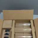 Black Taper Candle Holder Set with Glass Hurricane  Modern Candlestick Holders for Dining Room, Premium Gift Set for Wedding, Fall Centerpieces for Tables, Warmly Gift for Home Decor, Christmas Decor