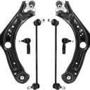 Front Control Arm Suspension Kit Ball Joint Sway Bar Stabilizer Link Tie Rod Compatible with 2012-2019 Volkswagen Beetle, 2012-2021 Passat
