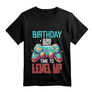 Betecoro 3D Graphic T-Shirt for Boys Girls, Casual Summer Short Sleeve Tops Tee Shirt T Shirt for Teen Youth 6-16 Years (Bday Green M)