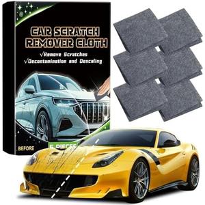 Tiantanghu Car Scratches Remover, 6 Pack 2025 Nano Sparkle Cloth for Car Scratches Multi-Purpose Nano Magic Cloth Easy to Repair Paint Scratches, Water Spots Surface Polishing