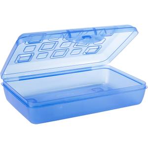 Sterilite Pencil Box with Splash Tint Lid (17224812),Multicolor