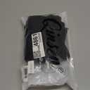 QINSEN Women's Square Neck Tennis Dress Sleeveless Built in Shorts Golf Athletic Dress with Pockets (Medium, Black)