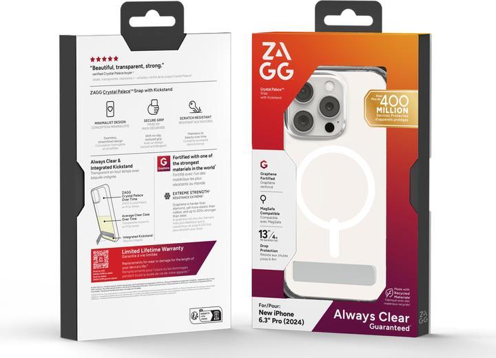 Zagg Crystal Palace Snap w/Kickstand