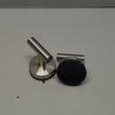 Shower Hooks for Inside Shower, No-Drill Removable & Reusable Towel Hooks for Bathroom, Heavy Duty Suction Cup Hooks for Glass Window,2 Packs (Silver)