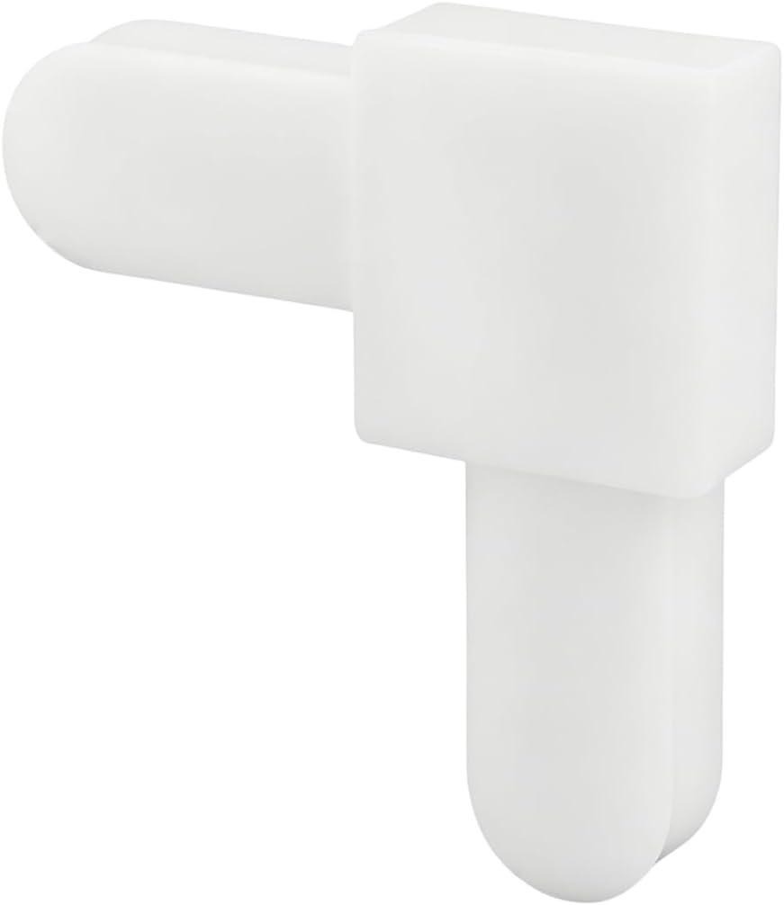 14336 Mobile Home Screen Frame Corner for Prime-Line,50-Pack,1/4 x 5/8 in Window Screen Repair Parts,White Plastic