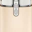 2.4G Wireless Rechargeable Mouse with USB Receiver,One Click Return to Desk,Mute Button,Power Saving, 2400DPI Optical Cute Girls Mouse for Laptop,Notebook,PC,Tablet (Cream-Colored)